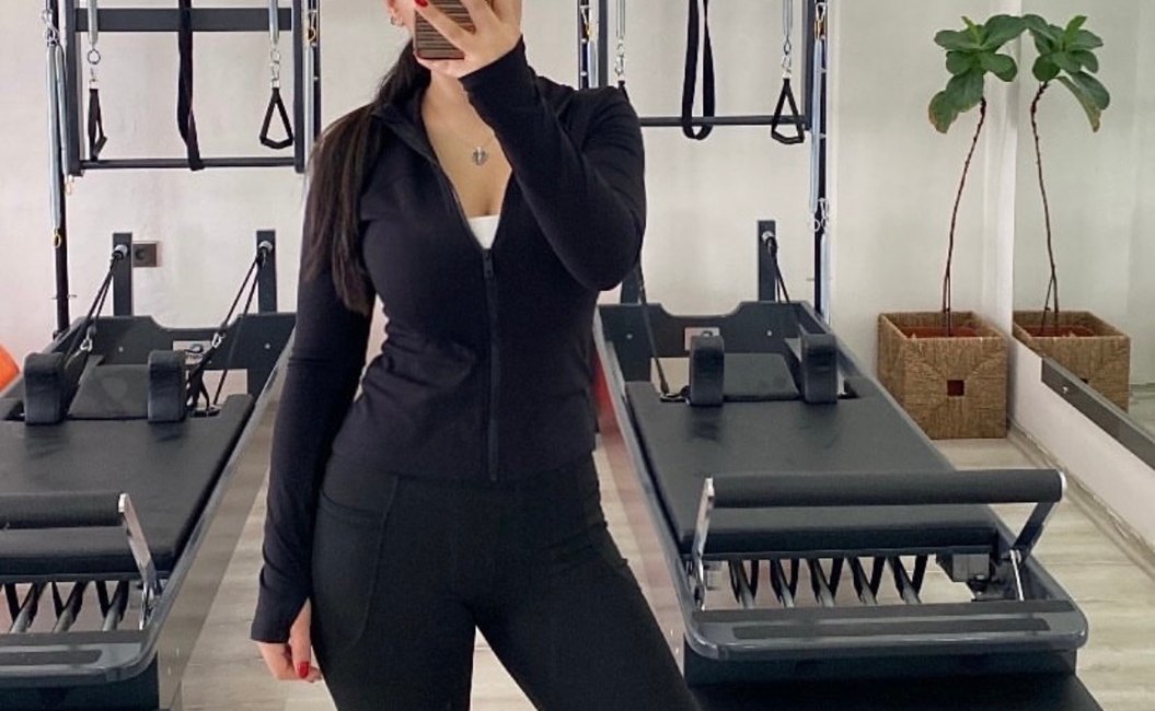 MANGO Uzun Kollu elden geçirmeli Siyah Fermuarlı Spor Üst - Görsel 2