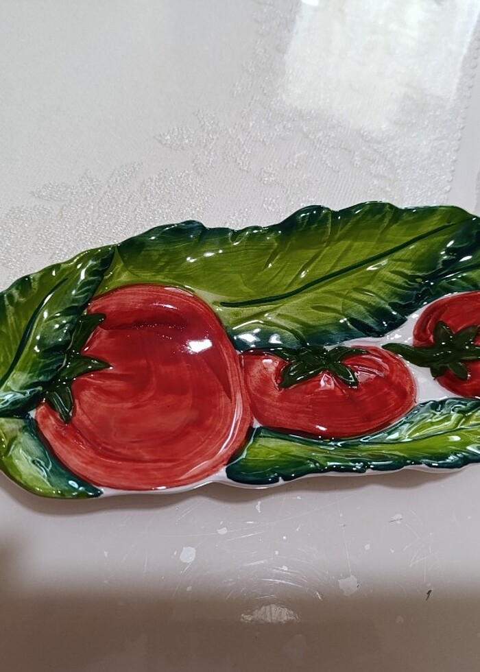 Domates figürlü kaşıklık  - Görsel 2