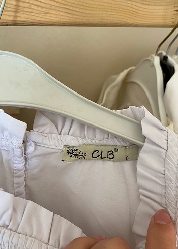 Beyaz Fırfırlı Uzun Kollu Keten Gömlek - Görsel 3