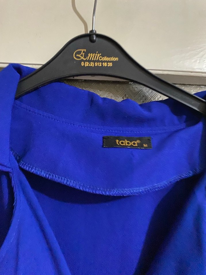 Düğmeli Lacivert Uzun Kadın Ceket - Görsel 3