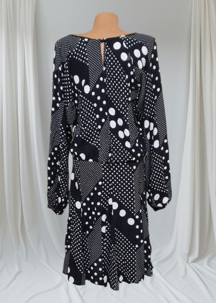 Bel lastikli elbise - Görsel 2