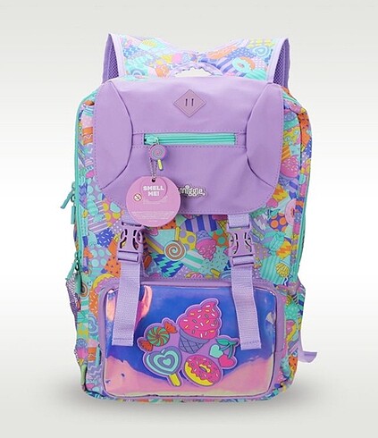 Smiggle 45 cm kapaklı çanta