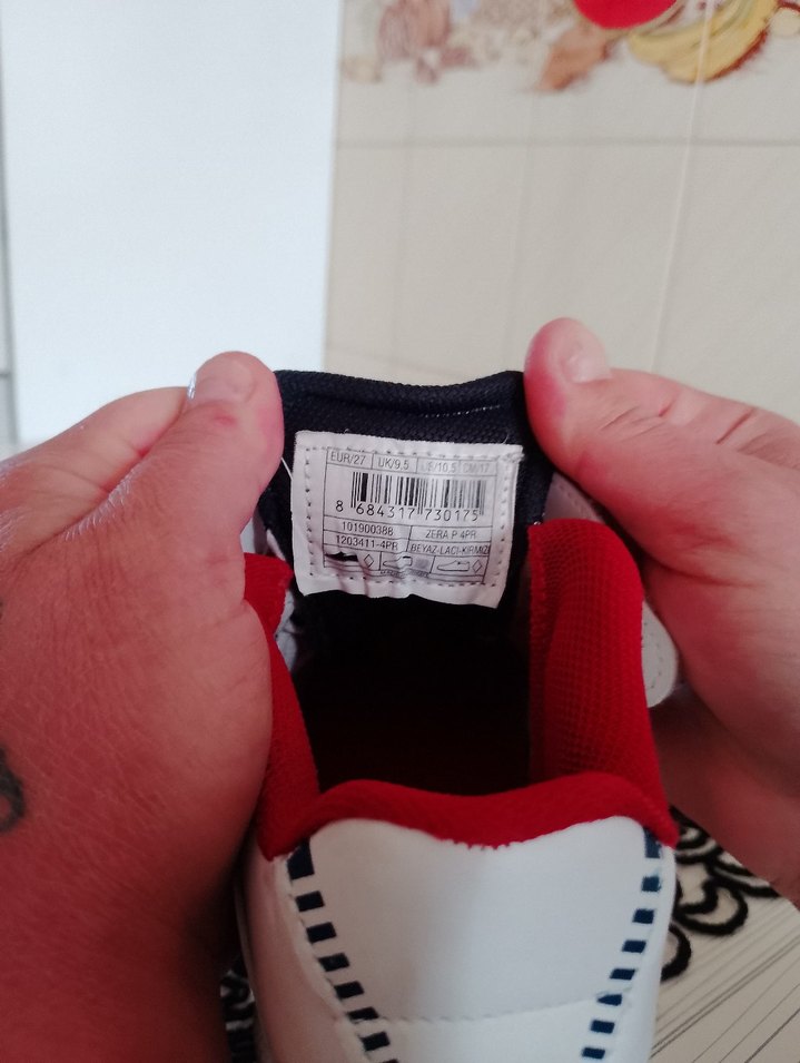 Beyaz Renkli Erkek Çocuk Spor Ayakkabı - Görsel 3