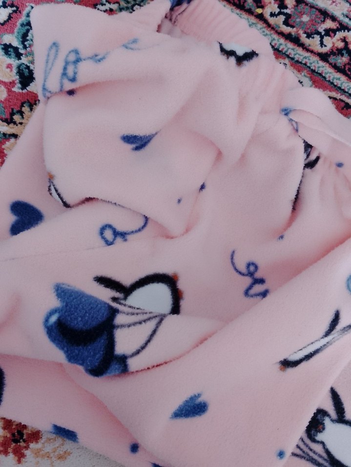 Bayan kalın pumuklu alt eşofman - Görsel 3