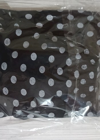 Diğer City Love Puantiyeli Siyah Mini Kadın Pijama