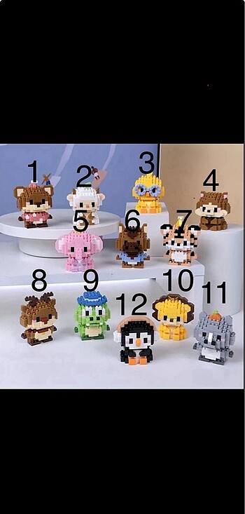 Mini hayvan legoları