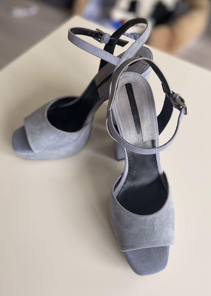 Zara topuklu sandalet - Görsel 3