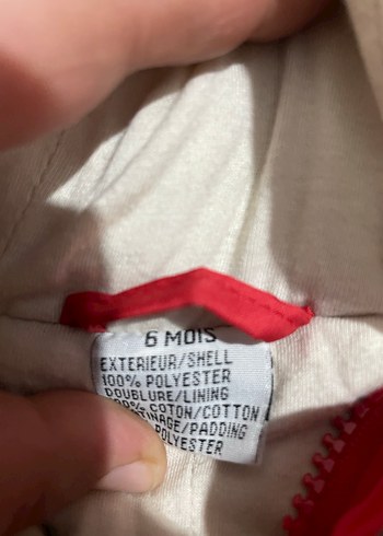 Kız Bebek Kırmızı Fermuarlı Kar Tulumu - Görsel 7