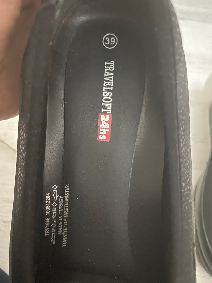 Siyah Dolgu Topuklu Kadın Babet - Görsel 4