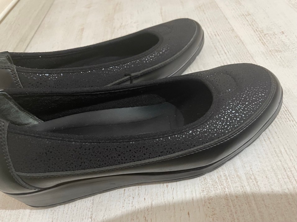 Siyah Dolgu Topuklu Kadın Babet - Görsel 5