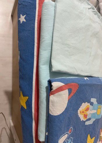 Mavi Baskılı Çocuk nevresim takımı - Görsel 4