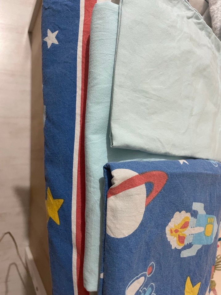 Mavi Baskılı Çocuk nevresim takımı - Görsel 4