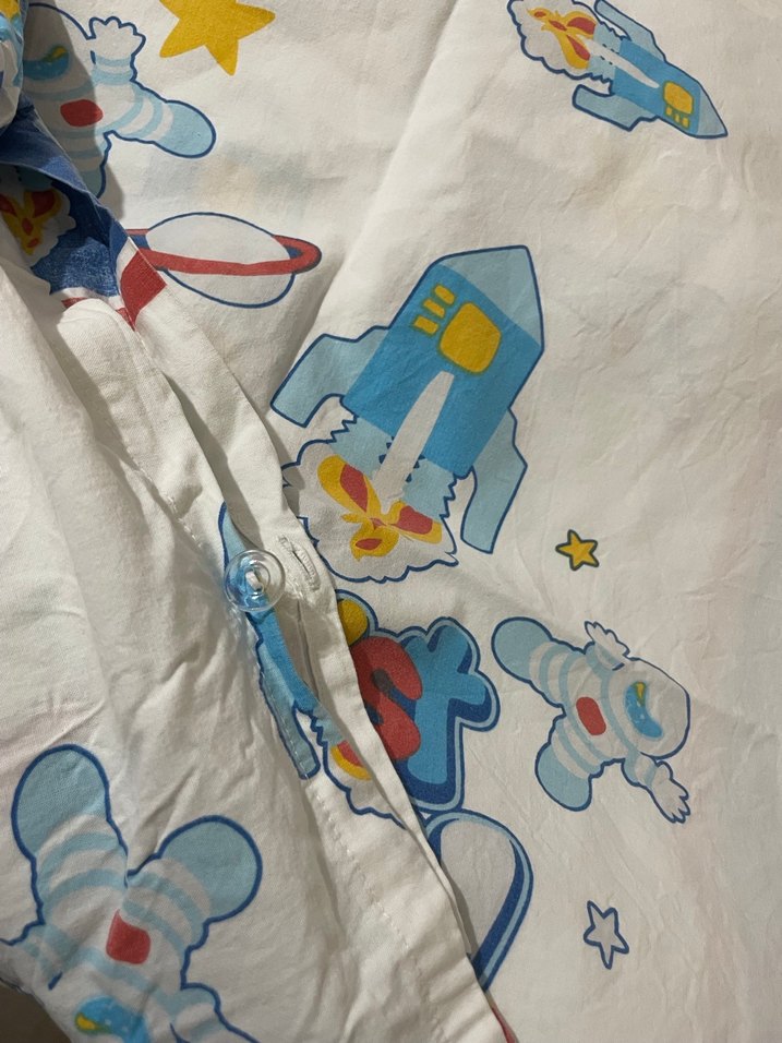 Mavi Baskılı Çocuk nevresim takımı - Görsel 2