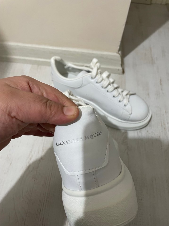 Beyaz Kadın Platform Spor Ayakkabı - Görsel 4