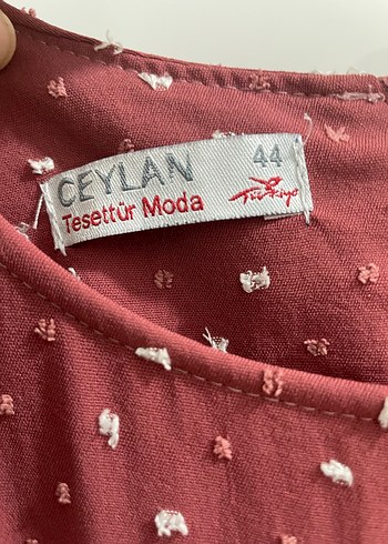 Bordo Puantiyeli Uzun Bohem Elbise - Görsel 3