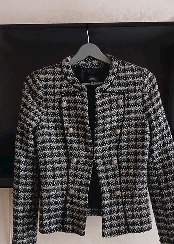 Düğmeli, Midi Uzunlukta Gri Kadın kışlık Ceket - Görsel 4