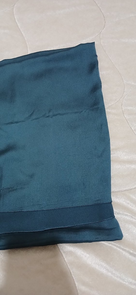 Parlak petrol mavisi abiye şal - Görsel 2