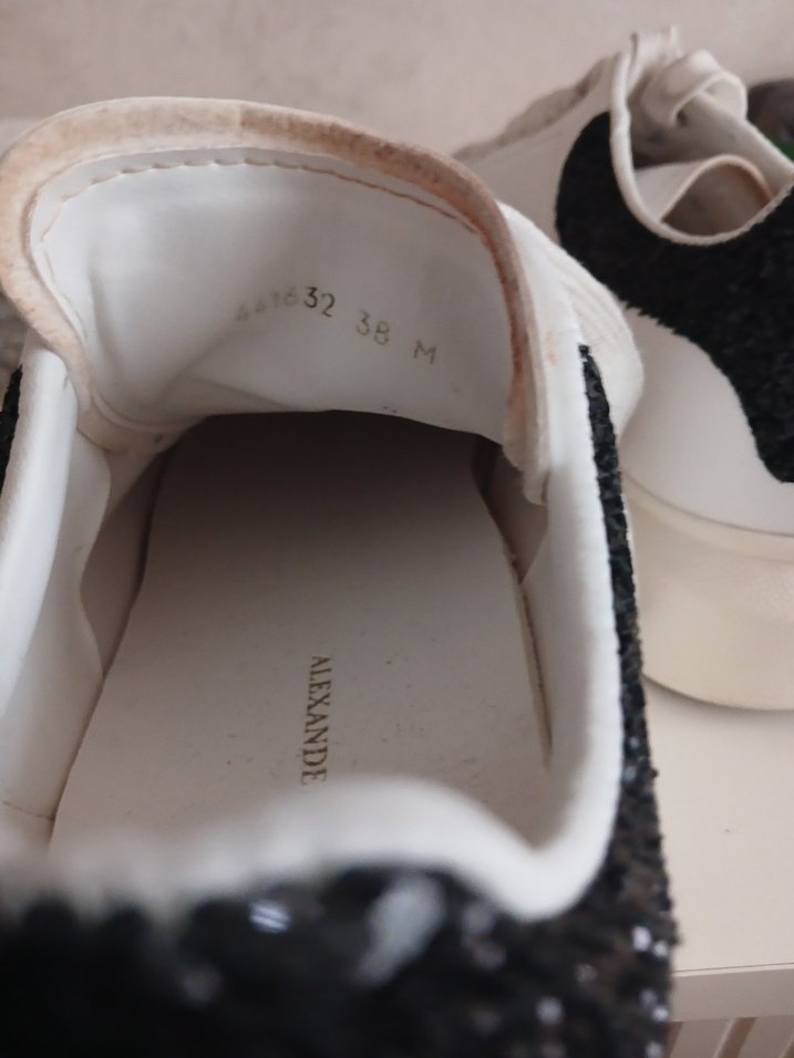 Beyaz Parlak yüksek Topuklu Kadın Sneaker orijinal  kodlu ürün - Görsel 5