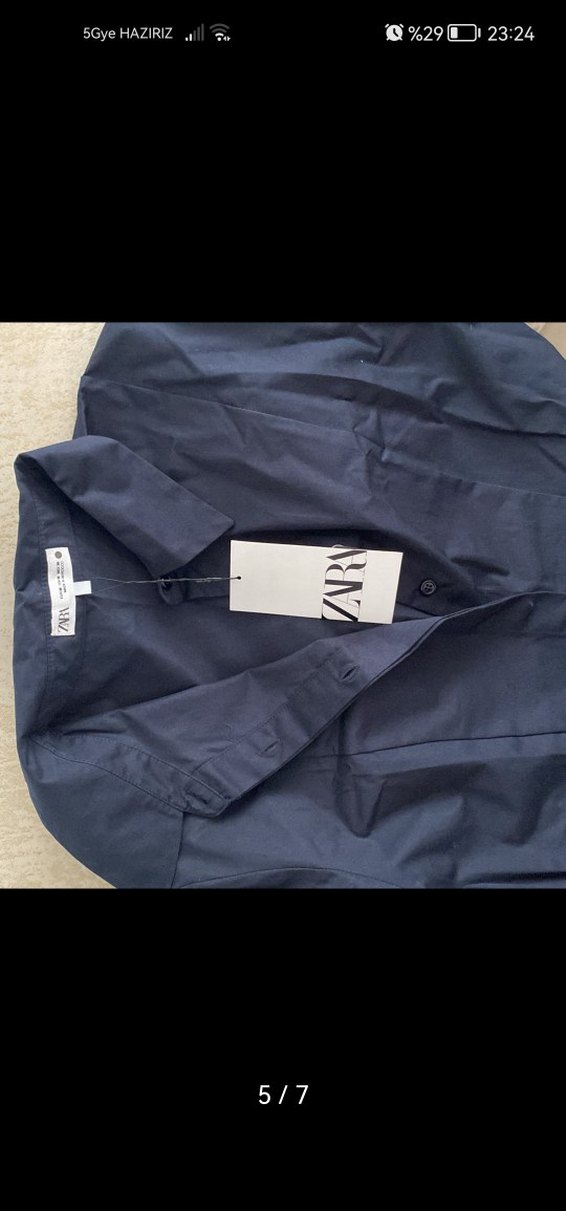 Düğmeli Siyah Uzun Kollu Kadın Elbise - Görsel 4