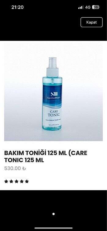 Bakım Toniği