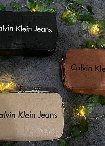 Calvin Klein Krem ck çapraz çanta