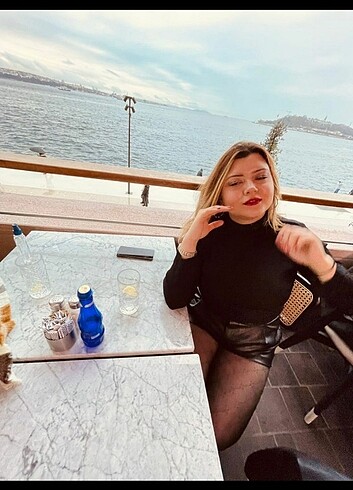 ZARA SUNI DERI SIYAH BERMUDA SORT - Görsel 6