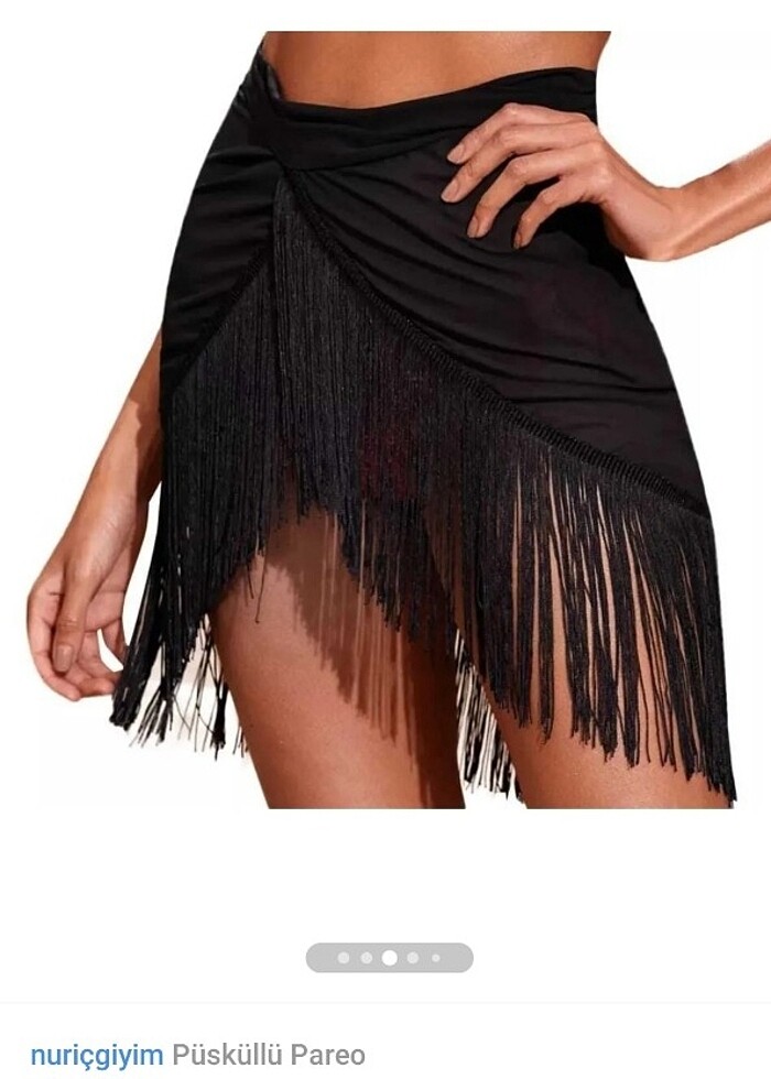 SiYAH PUSKULLU PAREO - Görsel 2