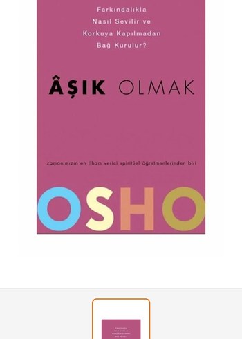Osho - Aşık Olmak Kitabı