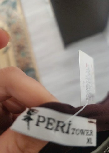 Kahve Drapeli Kısa Kollu Kadın Bluz - Görsel 3