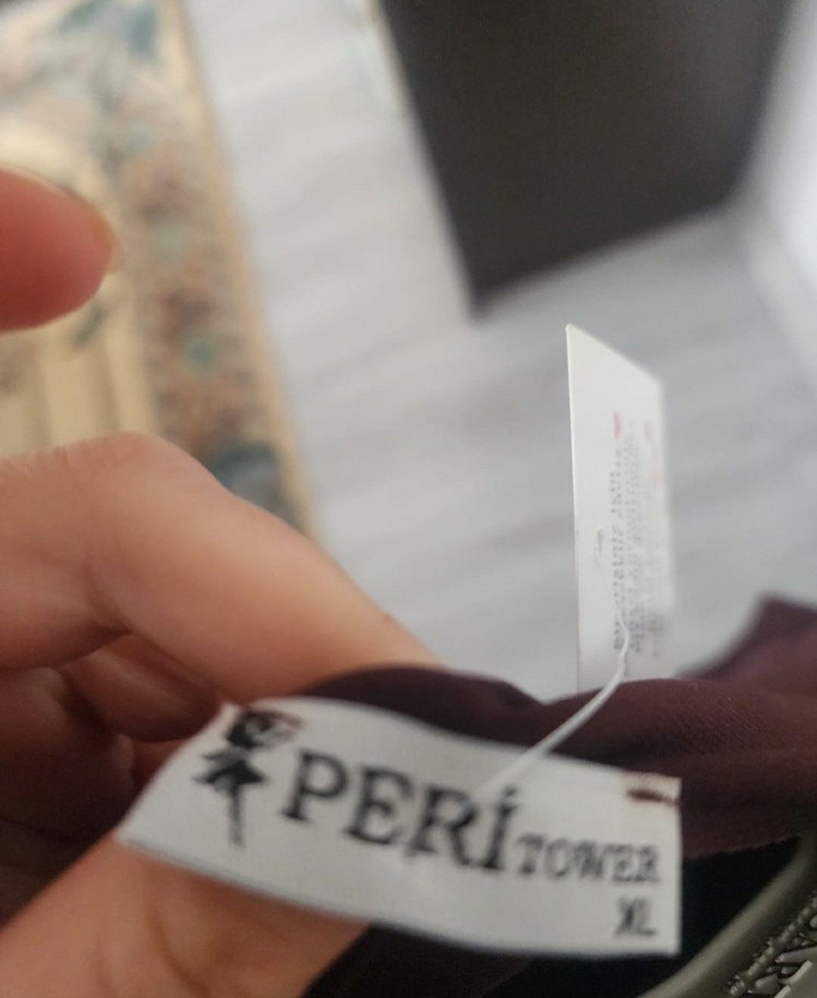 Kahve Drapeli Kısa Kollu Kadın Bluz - Görsel 3