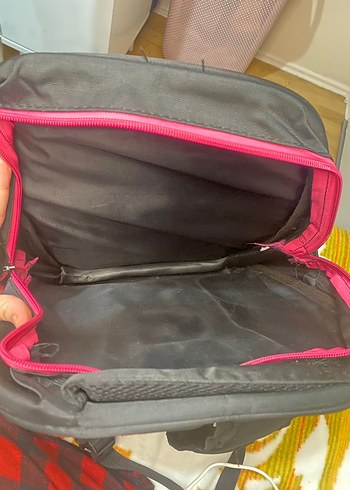 Kızlar için renkli pembe okul çantası - Görsel 3