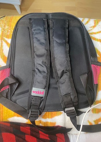 Kızlar için renkli pembe okul çantası - Görsel 2