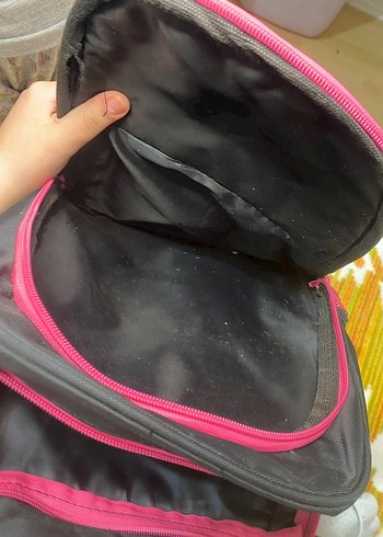 Kızlar için renkli pembe okul çantası - Görsel 4