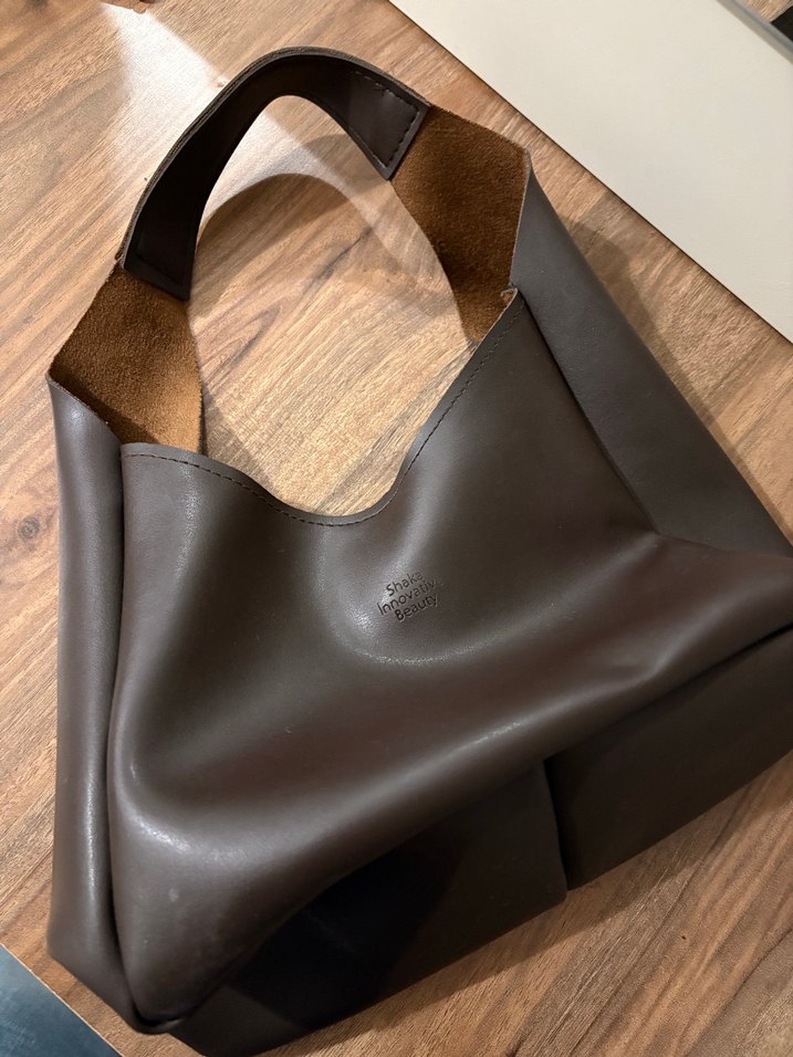 Kahverengi Deri Kadın Çanta - Görsel 2