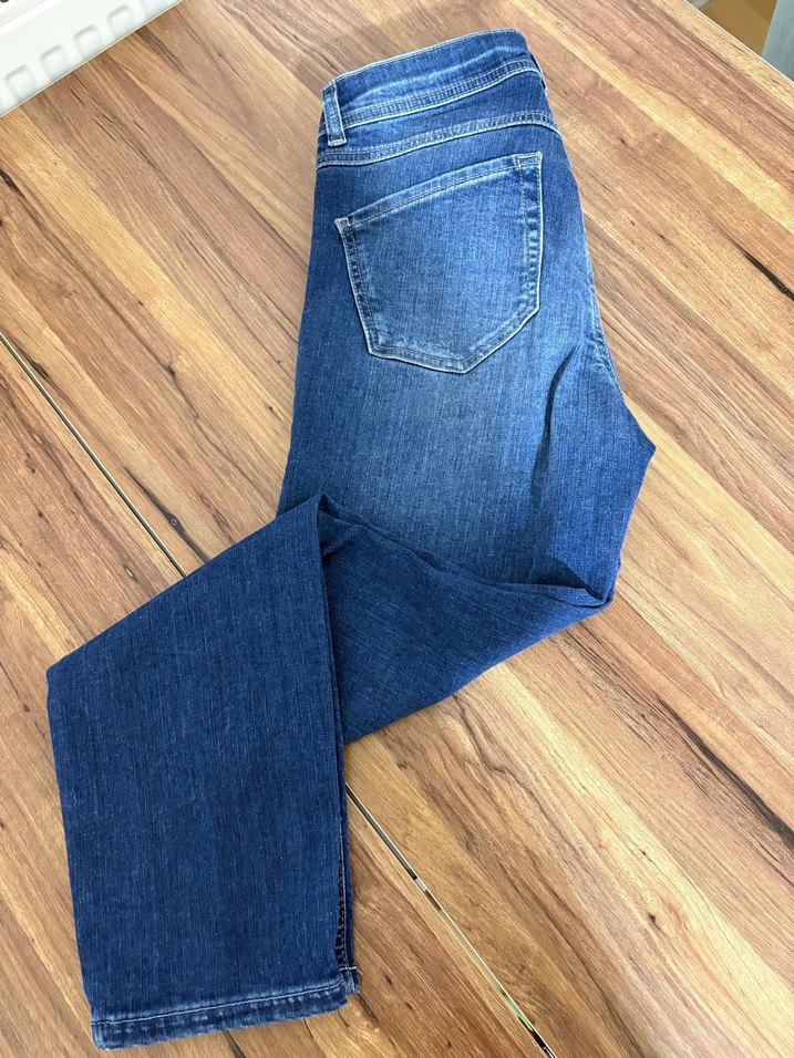 Erkek Lacivert Regular Fit Denim Pantolon - Görsel 2