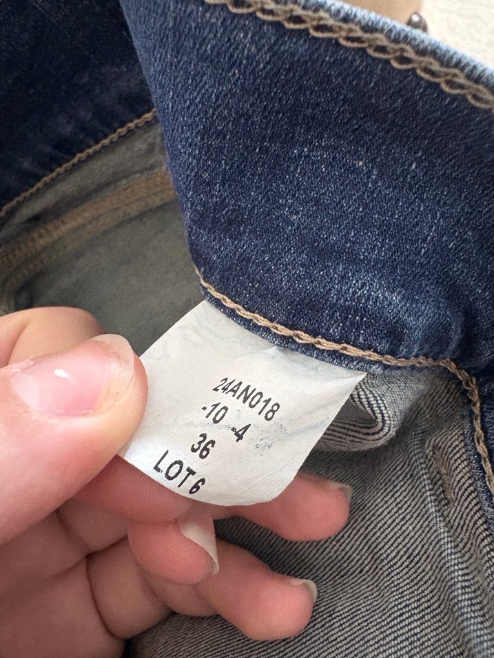 Kadın Mavi Parlak Denim Regular Fit Jean - Görsel 3