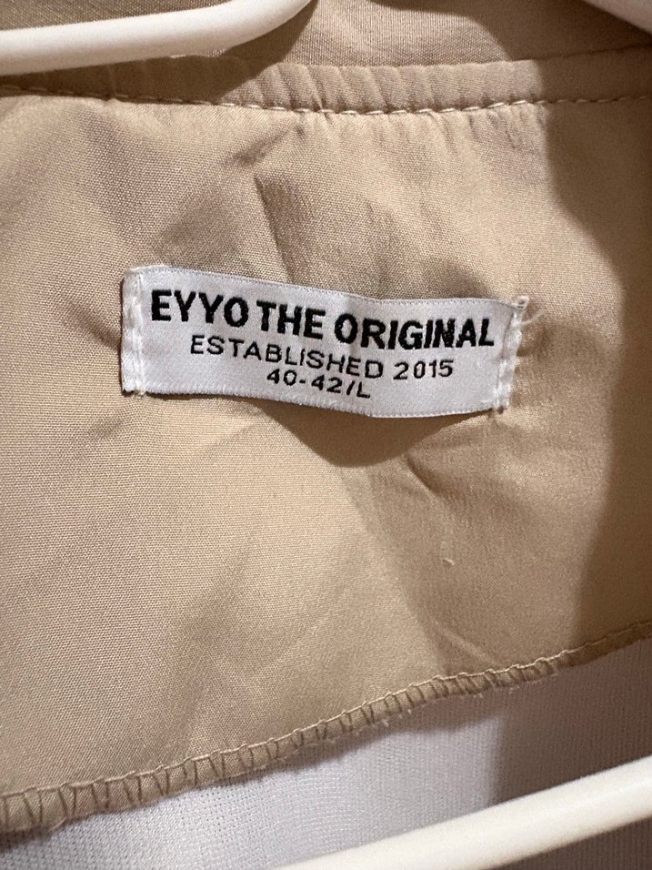 Bej Midi Keten Kadın Trençkot - Görsel 2