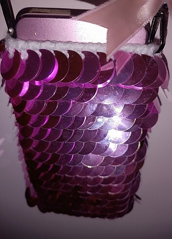 Pullu el yapımı telefonluk - Görsel 7