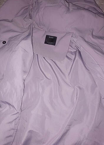 xs Beden mor Renk Bershka mont 