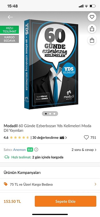 YDS 60 günde ezber bozan kelimeler