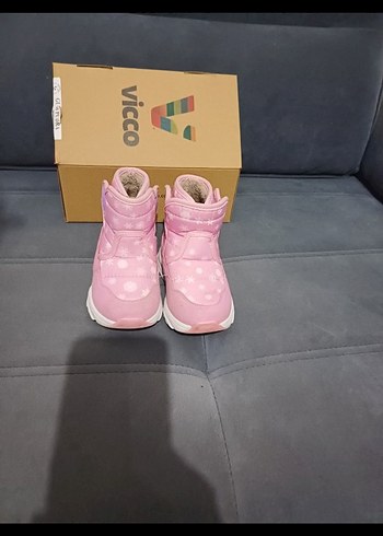 Vicco Kız Çocuk Pembe Cırt Cırtlı Spor Ayakkabı