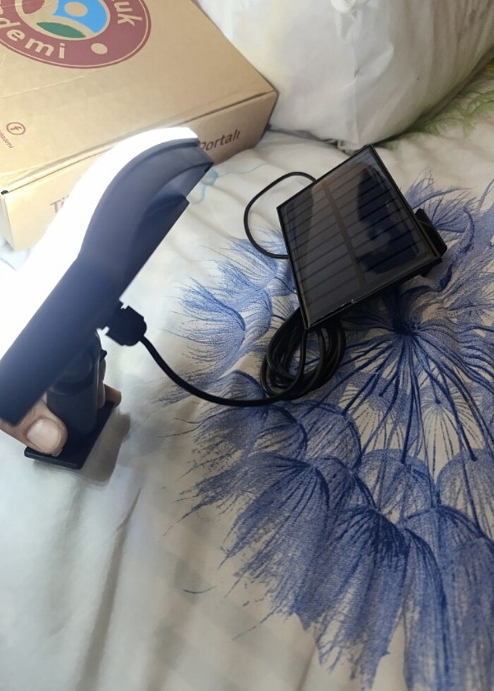 Güneş enerjili LED lamba 3 fonksiyonlu - Görsel 4