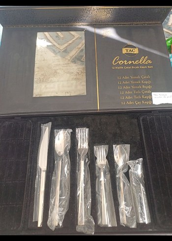 TAC Cornella 12 Kişilik Çatal Bıçak Kaşık Seti - Görsel 2