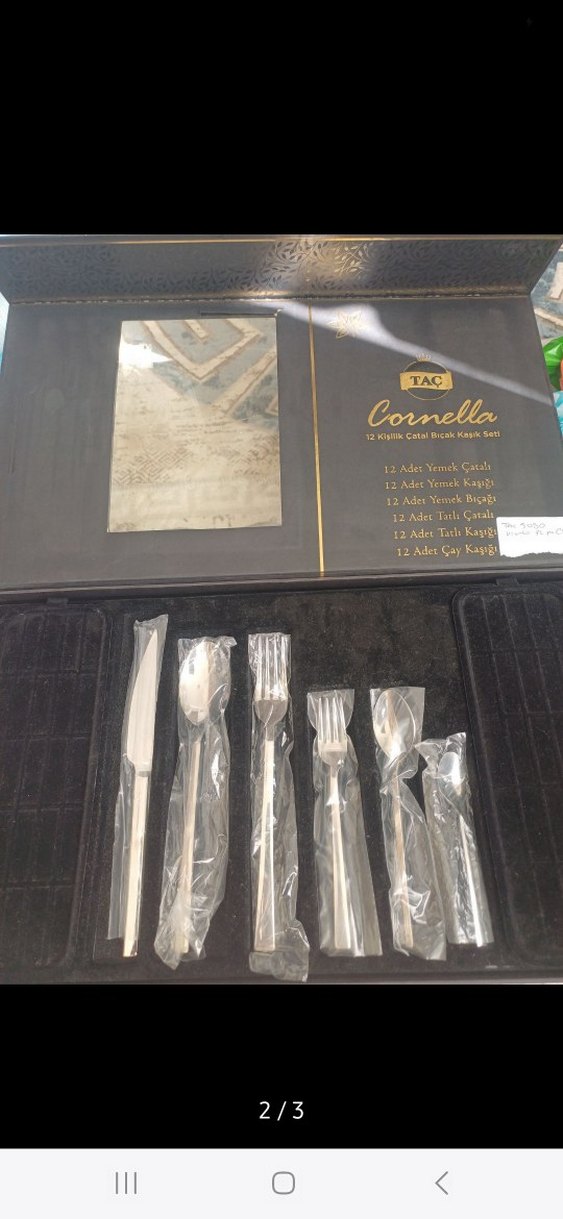 TAC Cornella 12 Kişilik Çatal Bıçak Kaşık Seti - Görsel 2