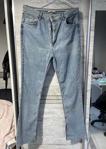 Defacto Acik Mavi Slim Fit Denim Jean