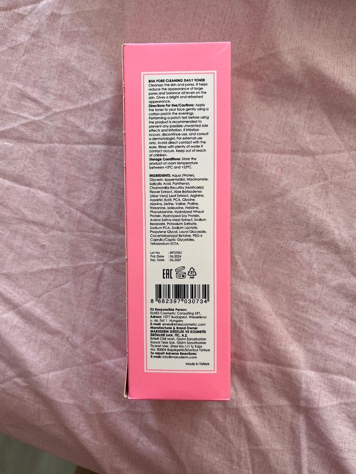 Maru-Derm BHA Gözenek Temizleyici Günlük Toner - Görsel 2