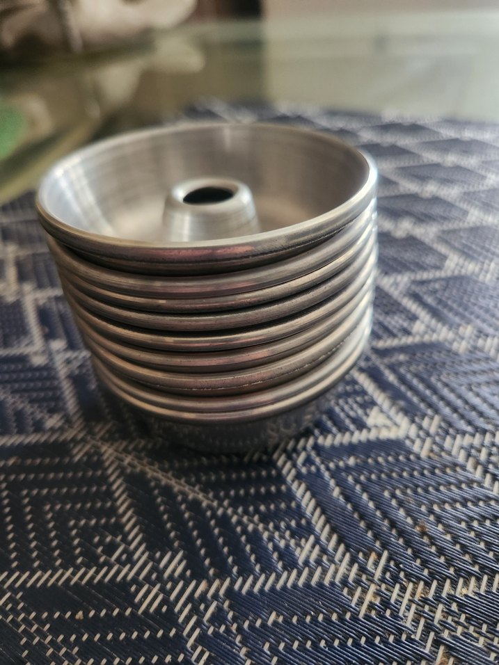 kek kalıbı mini  savarin  kalıbı çapı  7 cm yükseklik  2 cm - Görsel 3