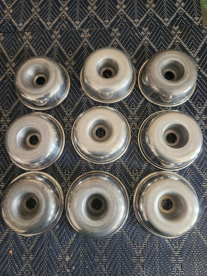 kek kalıbı mini  savarin  kalıbı çapı  7 cm yükseklik  2 cm - Görsel 2