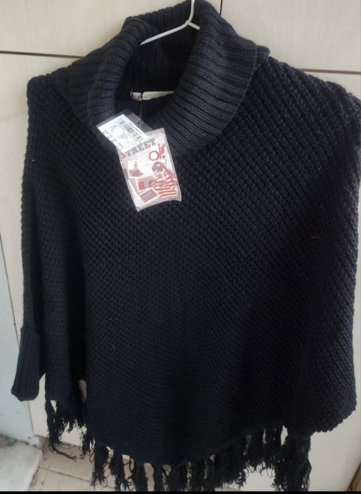 Püsküllü Siyah
 Panço - Görsel 5