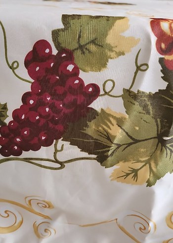 BaskFransız provencia  Modern Klasik krem rengi Masa Örtüsü - Görsel 3